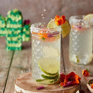 Wedding celebration with drinks